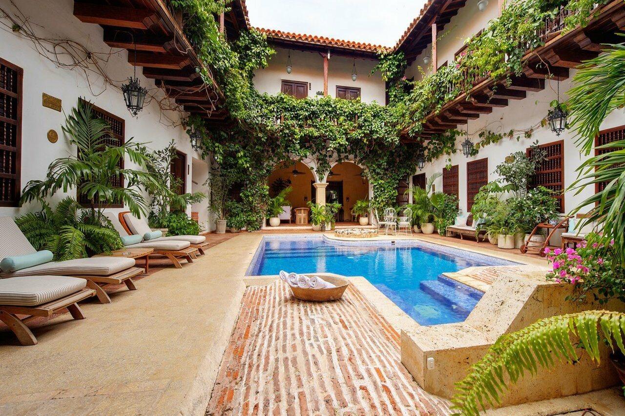 Hotel Boutique Casa Del Arzobispado Cartagena Bagian luar foto
