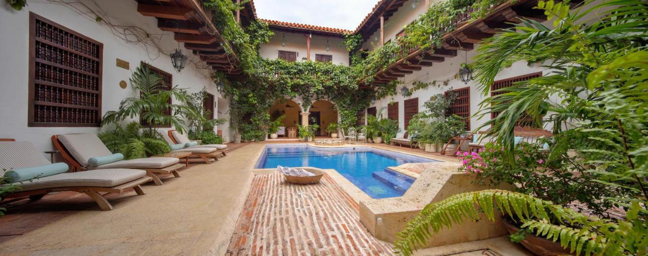 Hotel Boutique Casa Del Arzobispado Cartagena Bagian luar foto