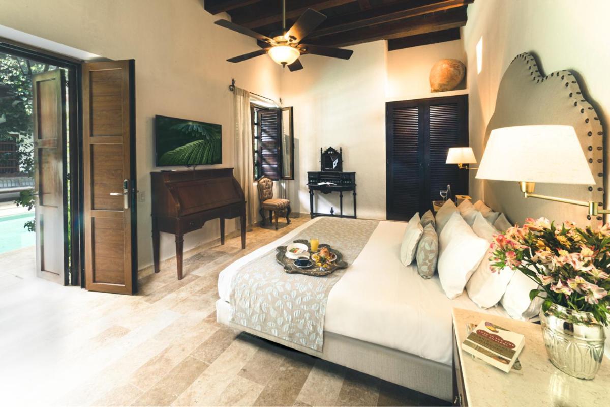 Hotel Boutique Casa Del Arzobispado Cartagena Bagian luar foto
