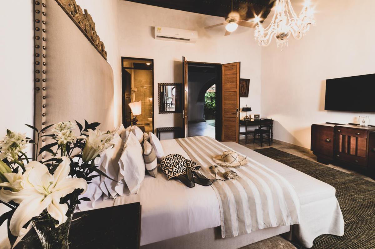 Hotel Boutique Casa Del Arzobispado Cartagena Bagian luar foto