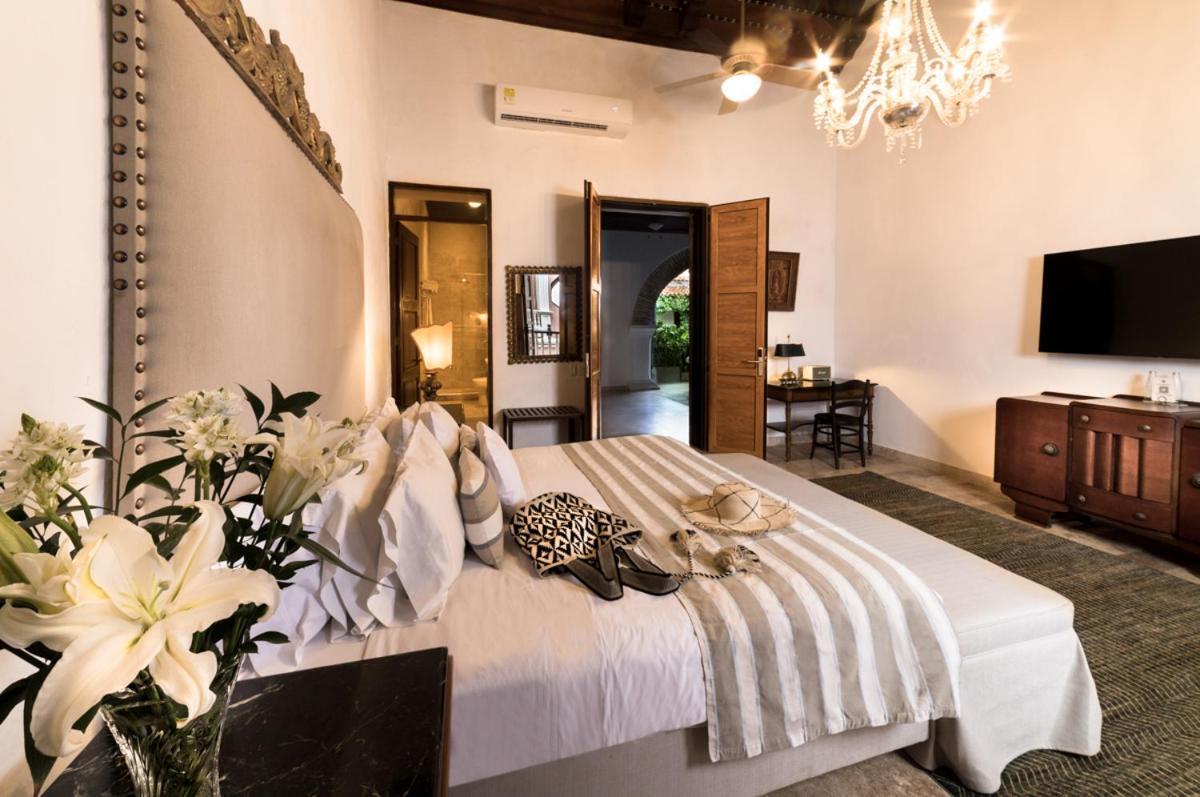 Hotel Boutique Casa Del Arzobispado Cartagena Bagian luar foto
